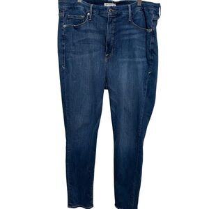 Good American Good‎ Legs Women's Dark Blue Skinny Jeans Size 20